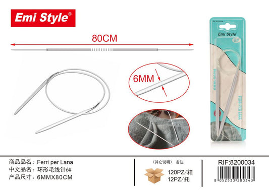 Ferri Per Lana 6#