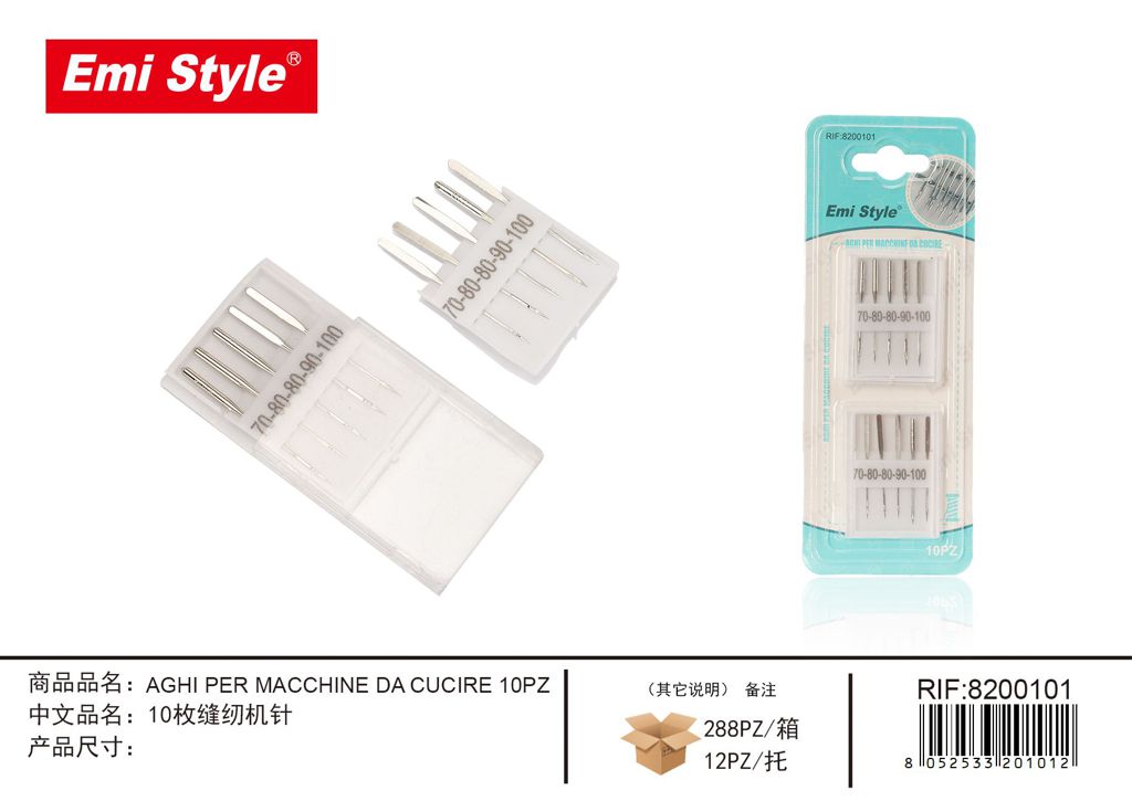 Aghi Per Macchine Da Cucire 10Pz