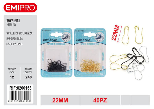 Spille Di Sicurezza 22mm 40Pz