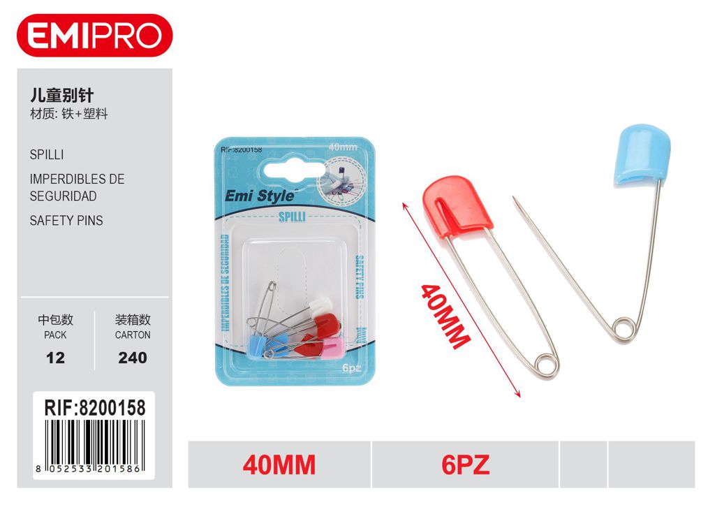 Spilli 40mm 6Pz