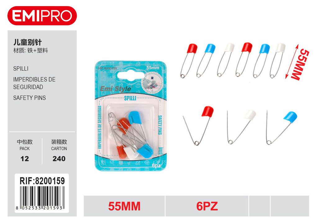 Spilli 55mm 6Pz