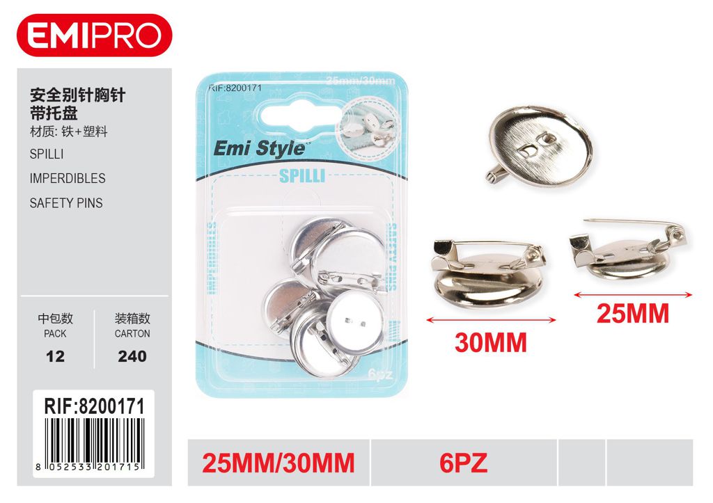 Spilli 25mm/30mm 6Pz