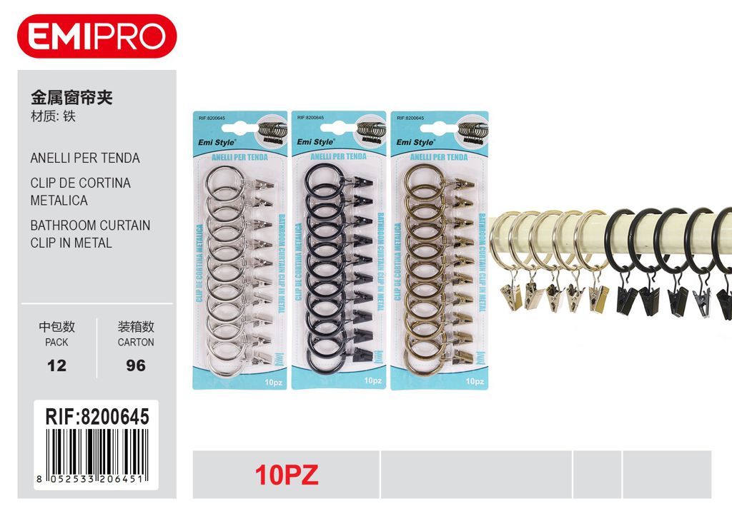 Anelli Per Tenda 10Pz