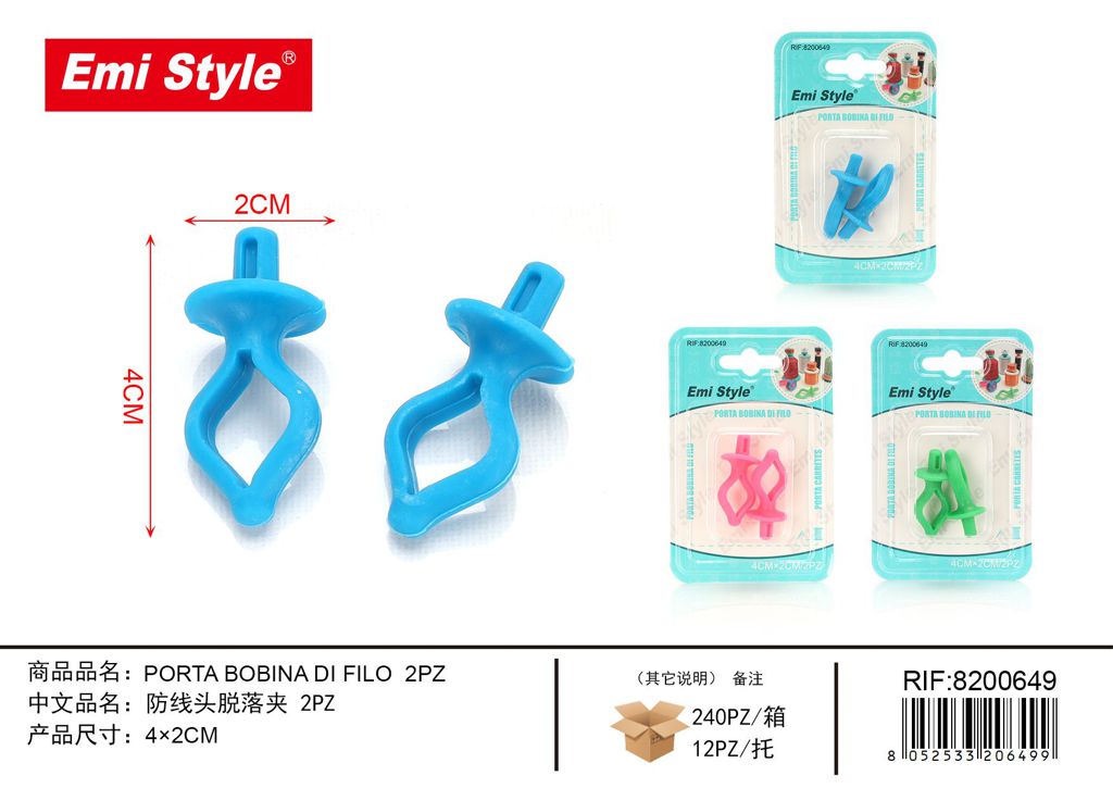 Porta Bobina Di Filo 4*2cm 2Pz