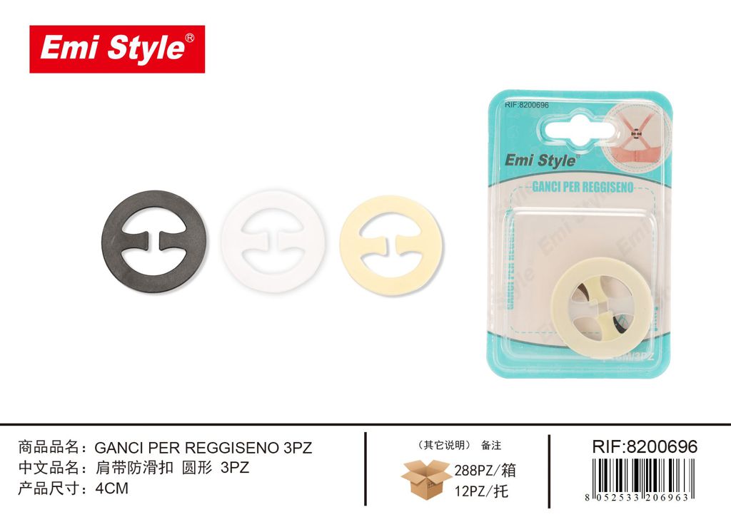 Ganci Per Reggiseno ?4cm 3Pz