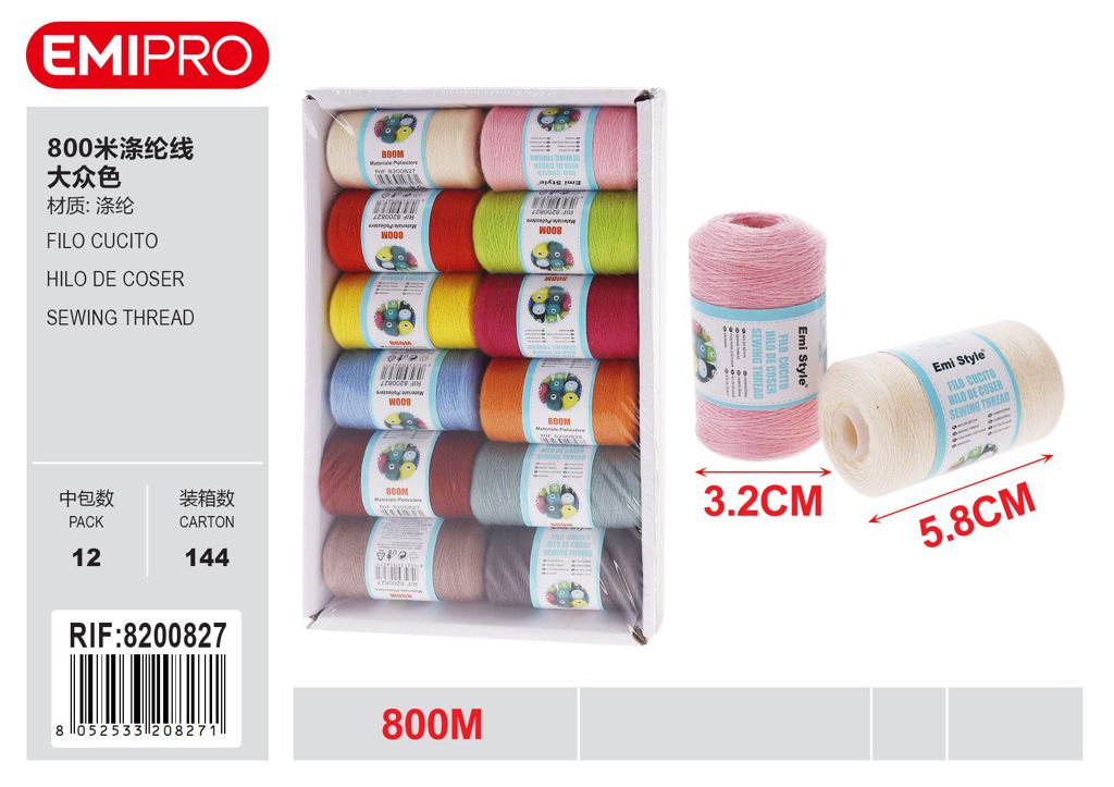 Filo Cucito 800M
