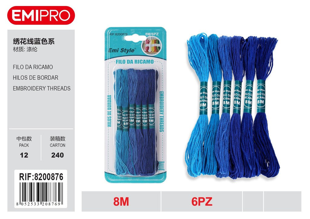 Filo Da Ricamo 8M 6Pz