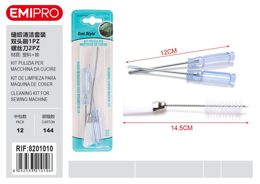 Kit Pulizia Per Macchina Da Cucire 1Pz 2Pz