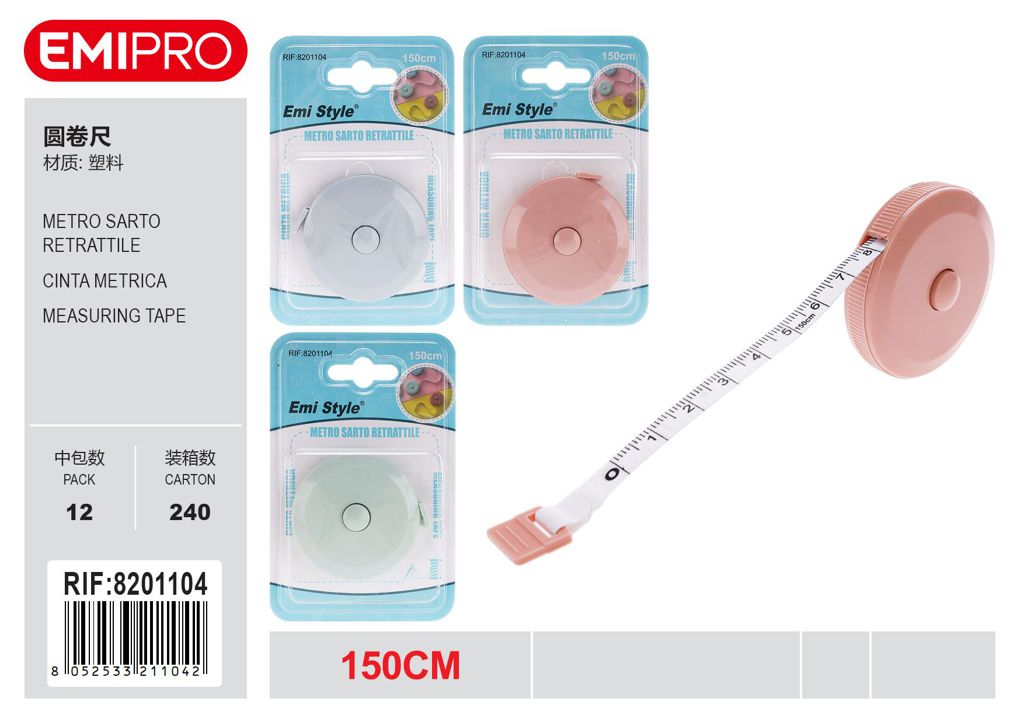 Metro Sarto Retrattile 150cm