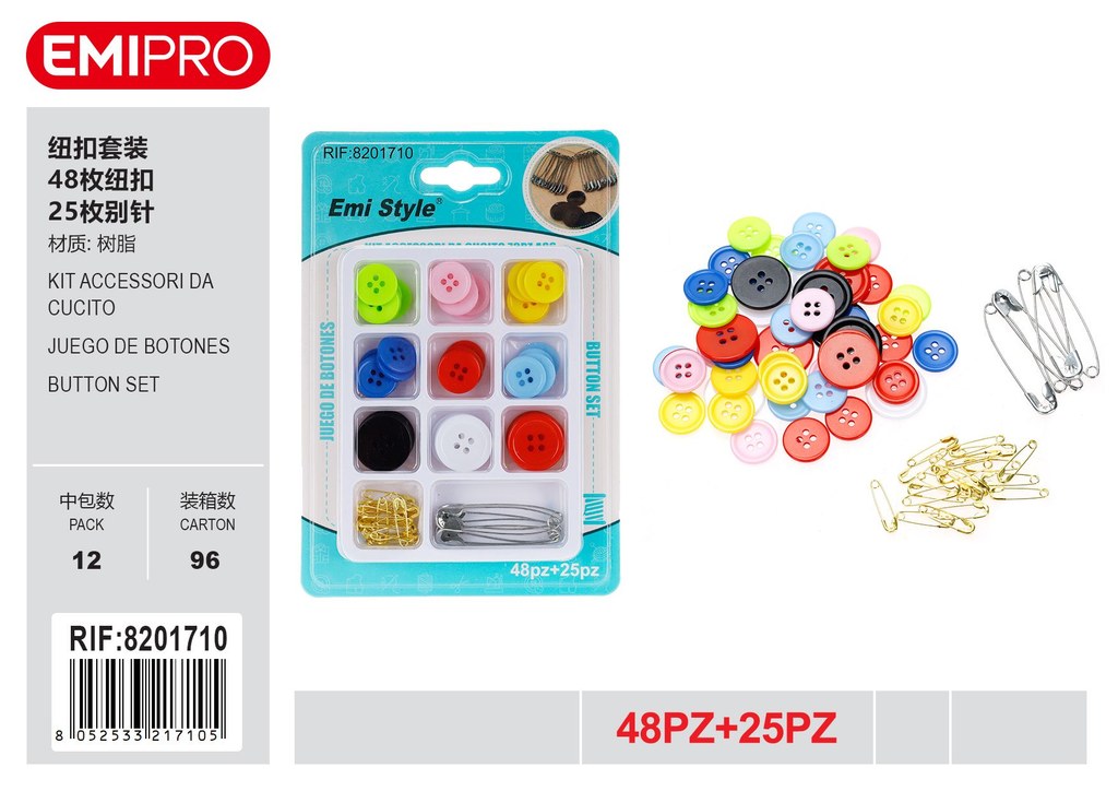 Kit Accessori Da Cucito 73Pz Ass