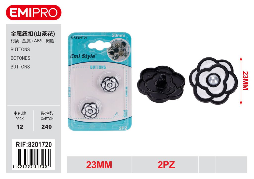 Buttons 23mm 2Pz