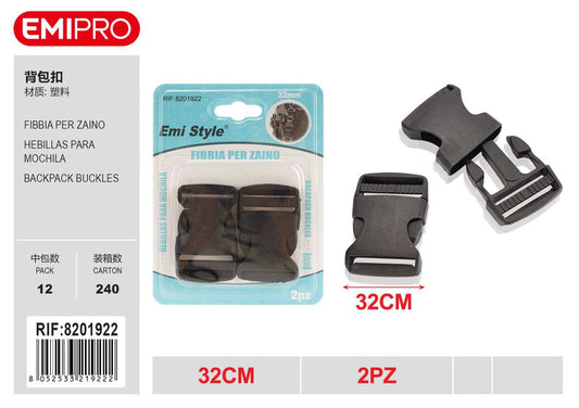 Fibbia Per Zaino 32mm 2Pz