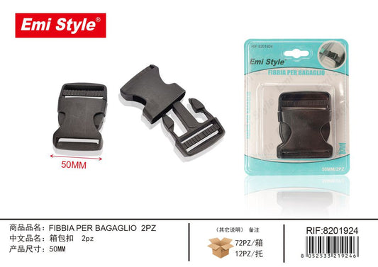 Fibbia Per Bagaglio 50mm 2Pz