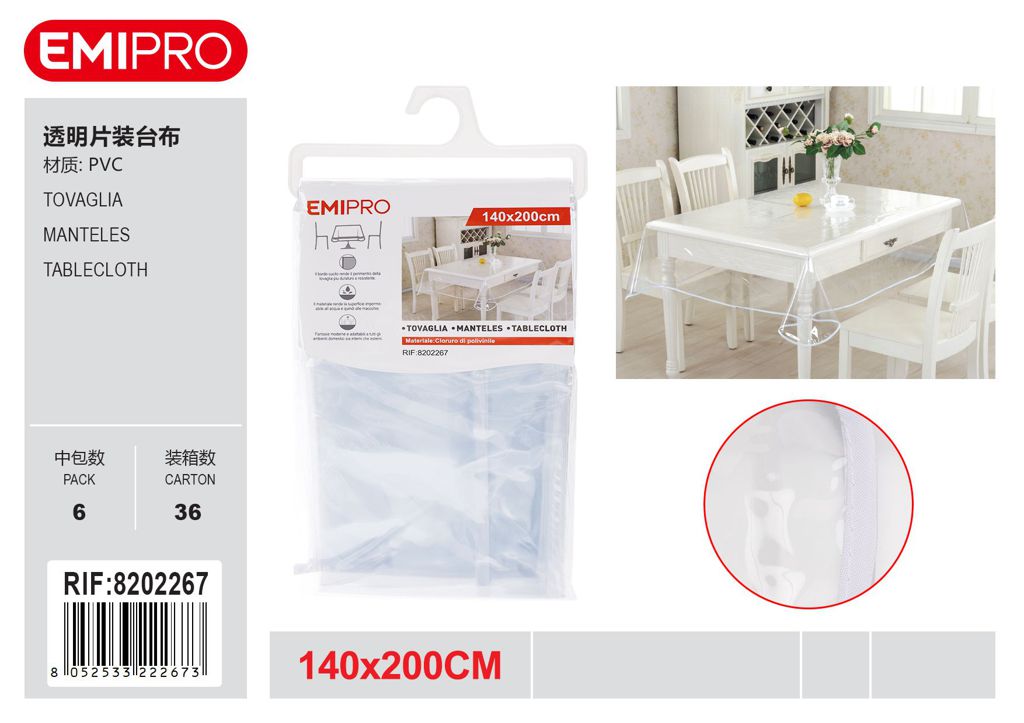 Tovaglia Hule 140*200cm