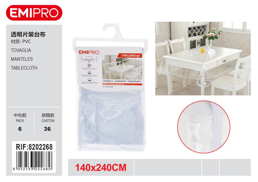 Tovaglia Hule 140*240cm