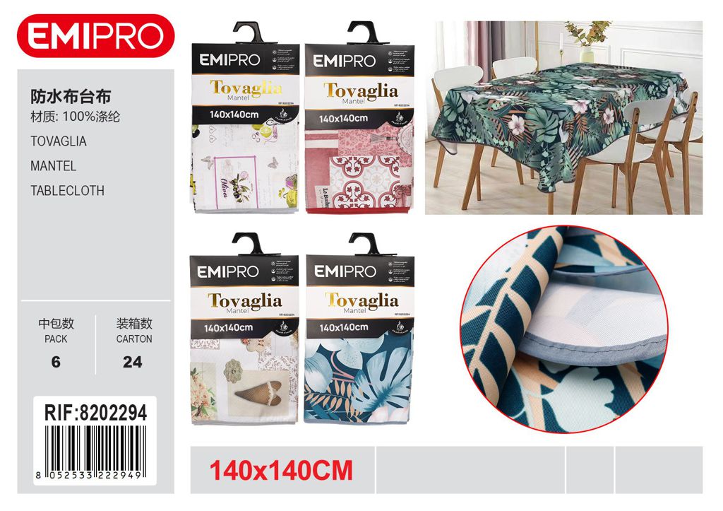 Tovaglia Hule 140*140cm