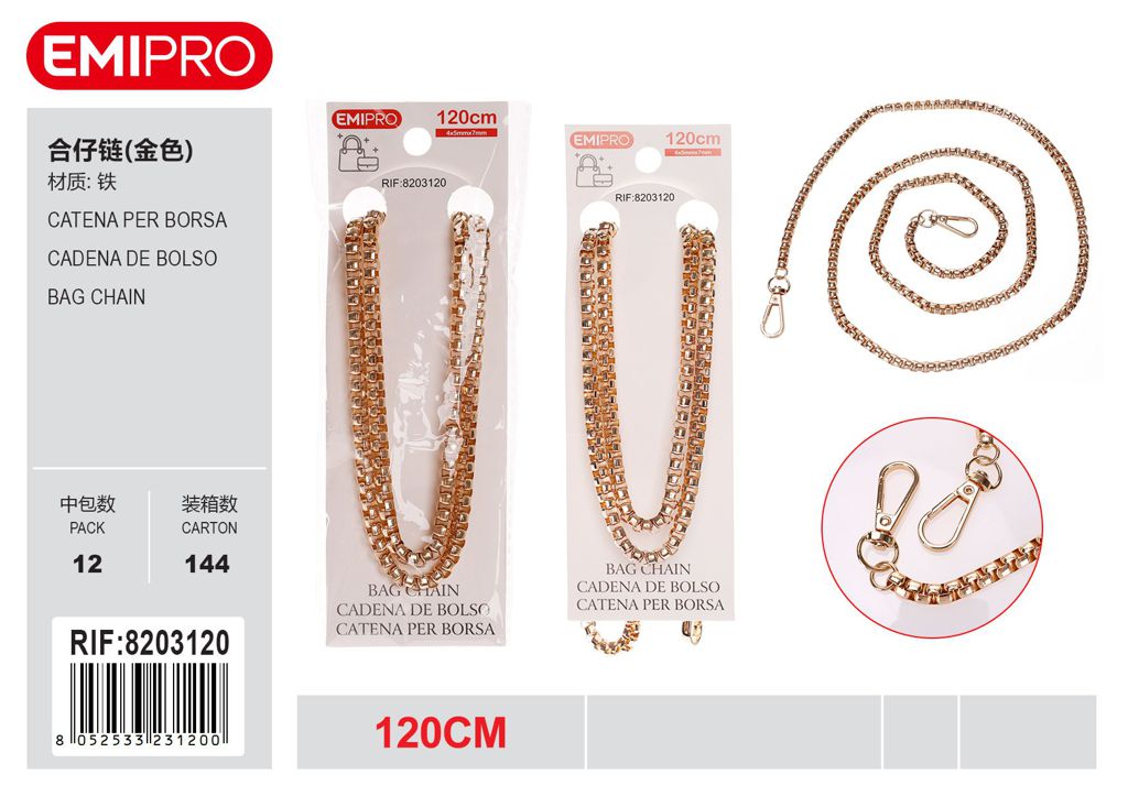 Catena Per Borsa 120cm 4*5*7mm