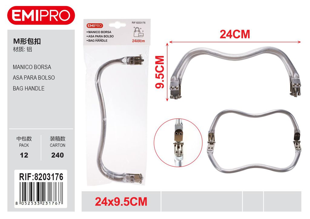 Manico Borsa 24*9cm