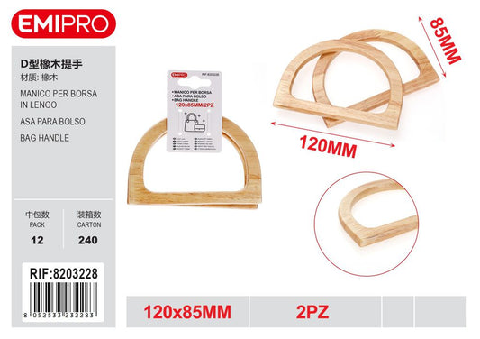 Manico Per Borsa In Lengo 120*85mm 2Pz