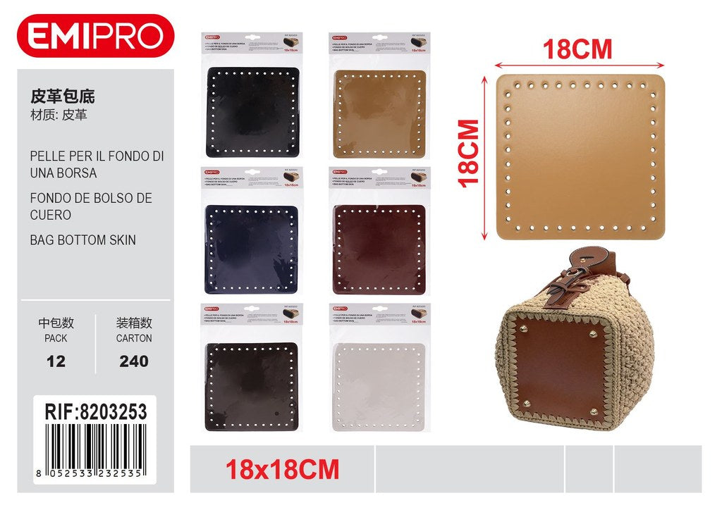 Pelle Per Il Fondo Di Una Borsa 18*18cm