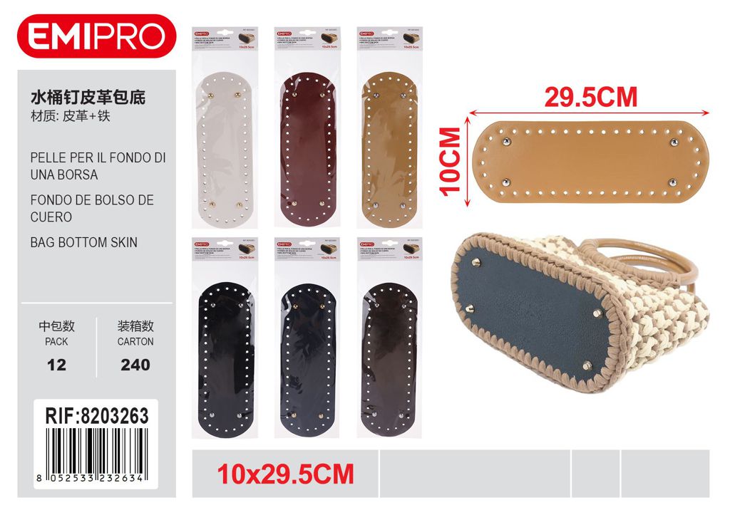 Pelle Per Il Fondo Di Una Borsa 10*29.5cm