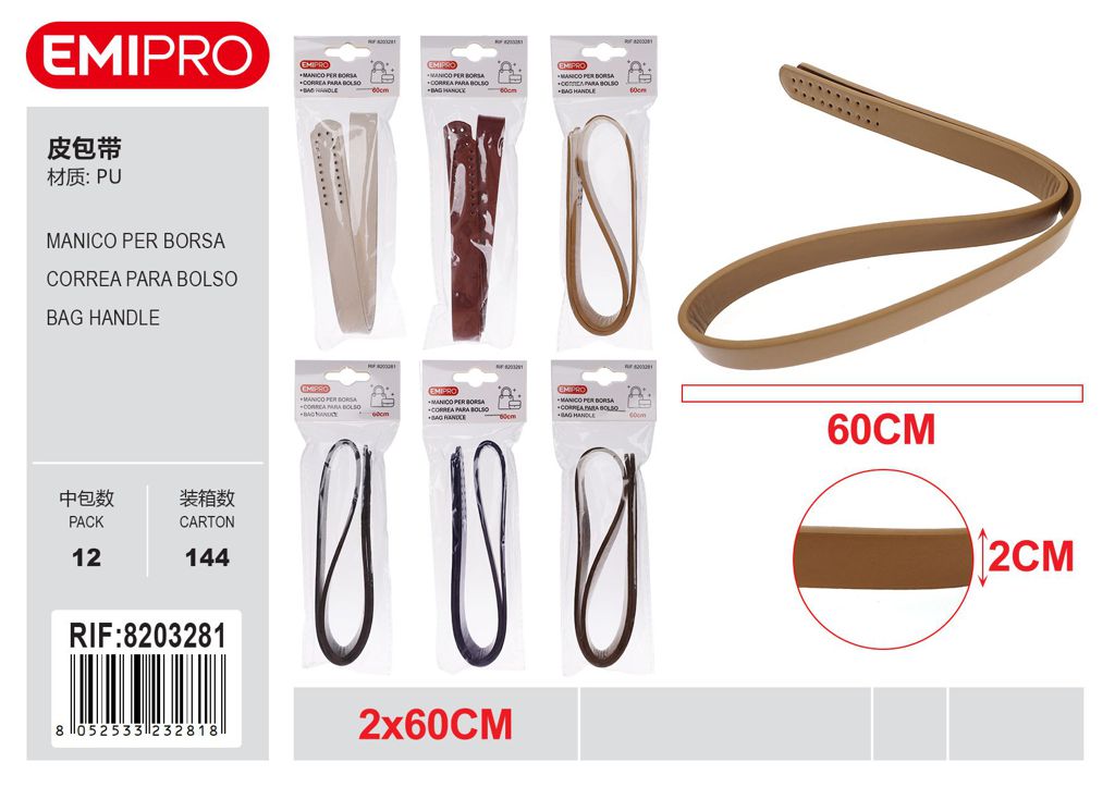 Manico Per Borsa Ass 2*60cm