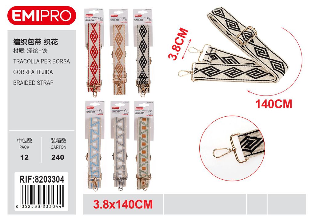 Tracolla Per Borsa 3.8*140cm