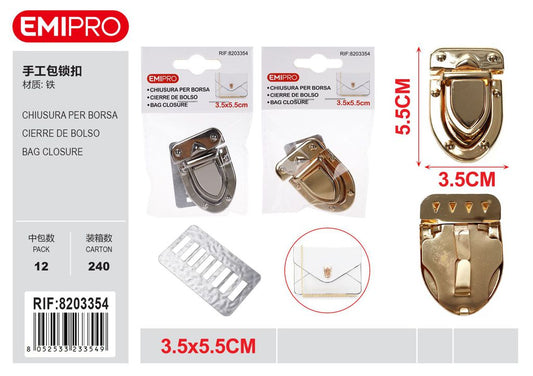 Chiusura Per Borsa 3.5*5.5cm