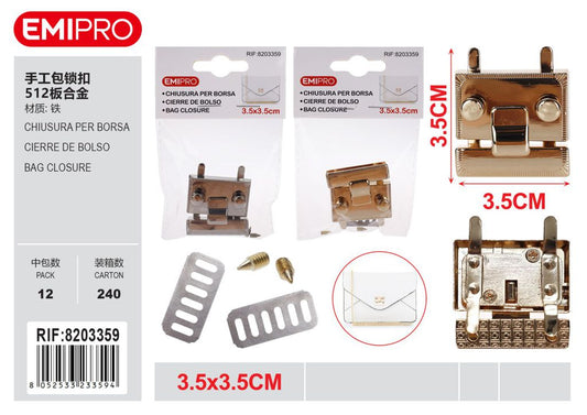 Chiusura Per Borsa 3.5*3.5cm