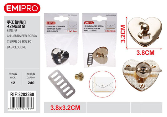 Chiusura Per Borsa 3.8*3.2cm