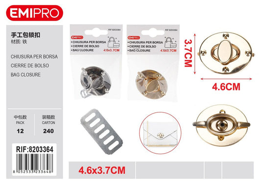 Chiusura Per Borsa 4.6*3.7cm A123#