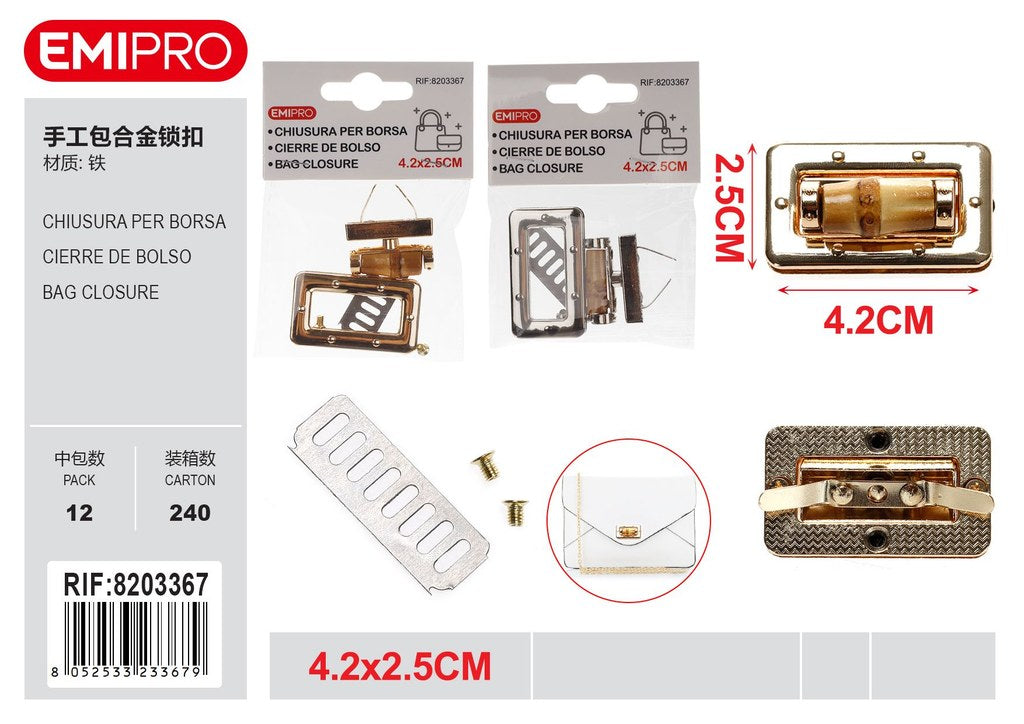 Chiusura Per Borsa 4.2*2.5cm