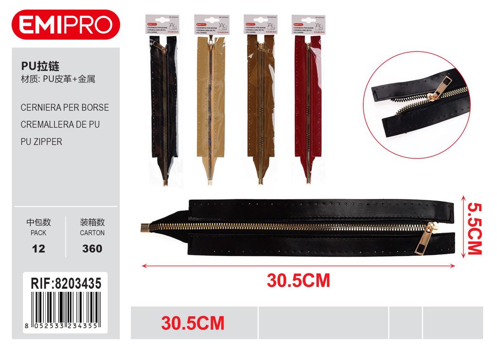 Cerniera Per Borse 30.5cm
