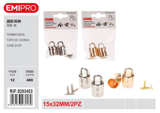 Fermacorda 15*32mm 2Pz