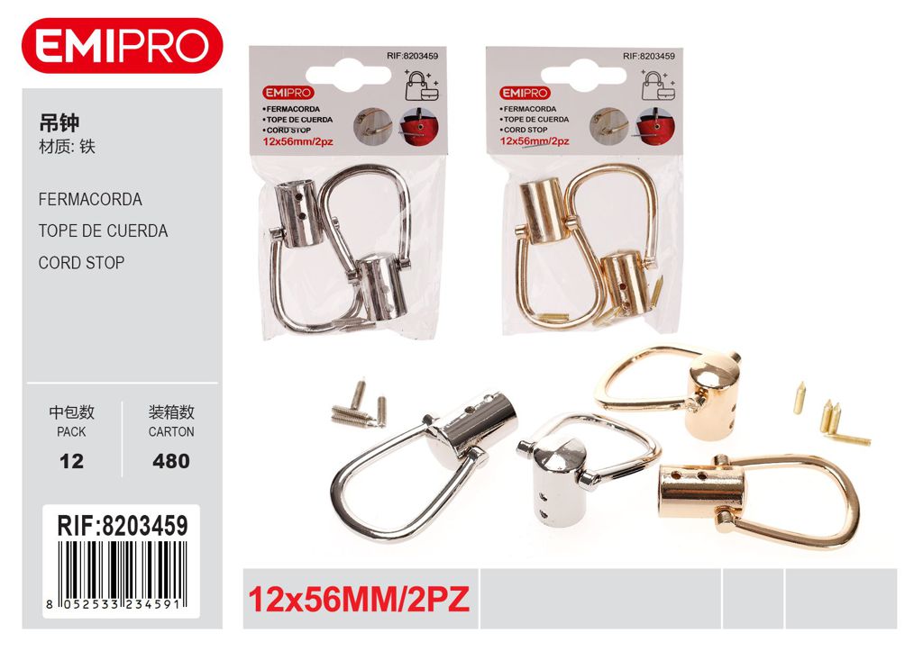 Fermacorda 12*56mm 2Pz