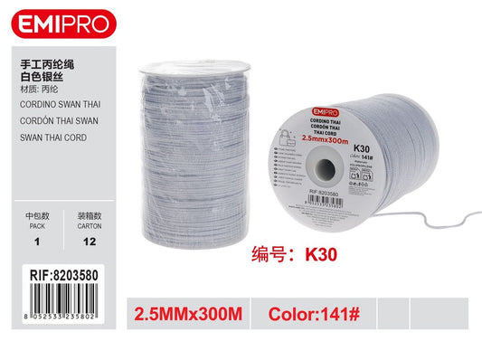 Cordino Swan Thai 2.5mm*300M