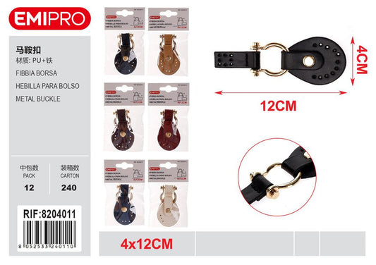 Fibbia Borsa 4*12cm