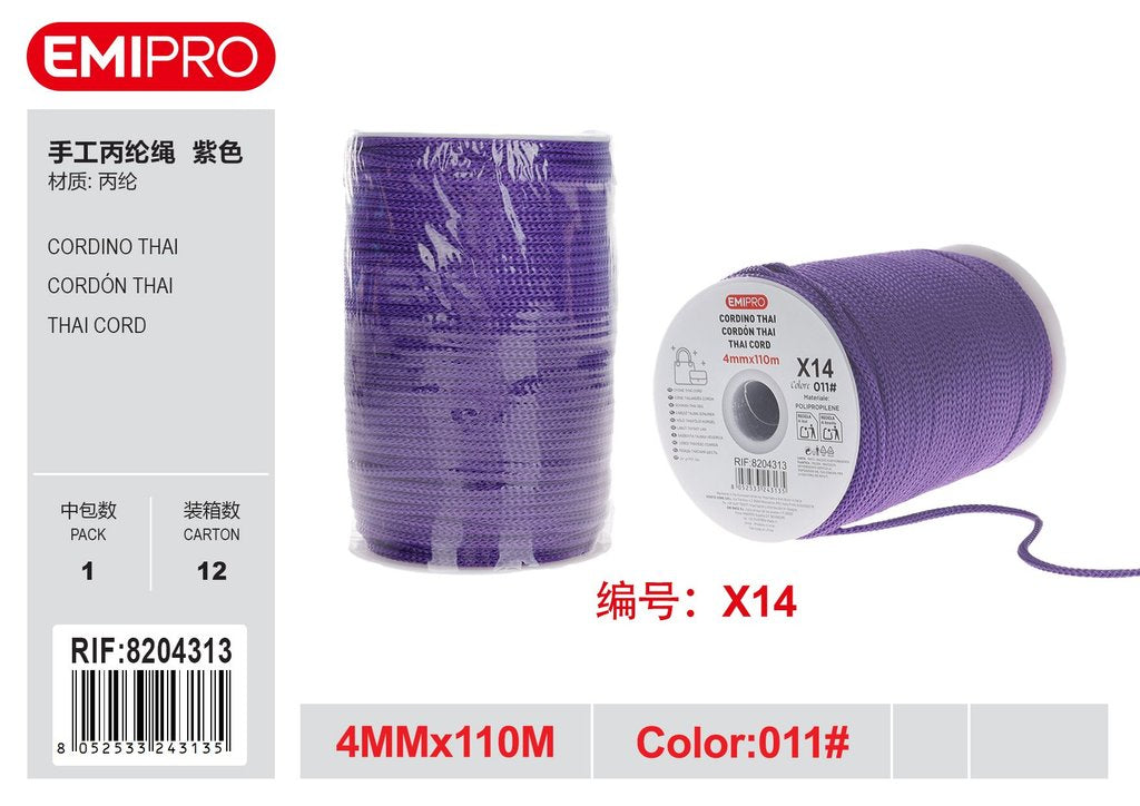 Cordino Swan Thai 4mm*110M