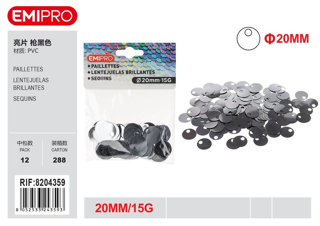 Paillettes 20mm 15G