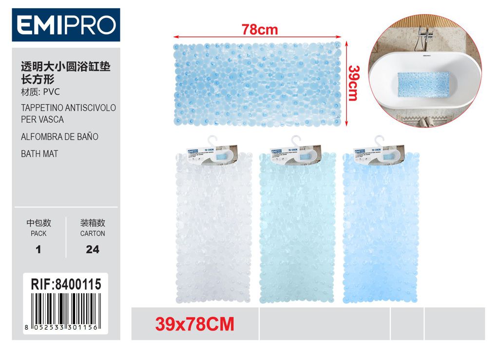 Tappeto Antiscivolo Per vasca 78*39cm