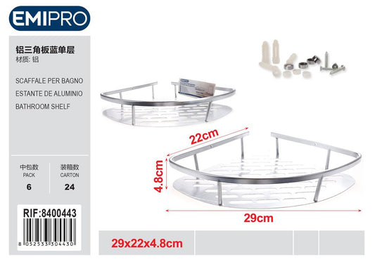 Scaffale Per Bagno 29*22*4.8cm