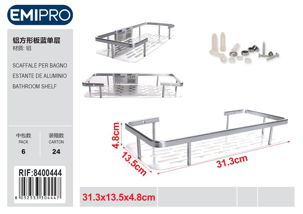 Scaffale Per Bagno 31.3*13.5*4.8cm