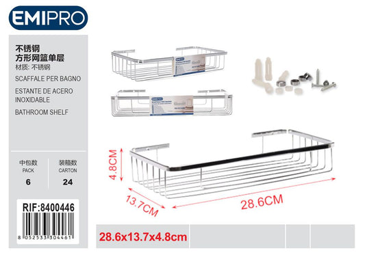 Scaffale Per Bagno 28.6*13.7*4.8cm