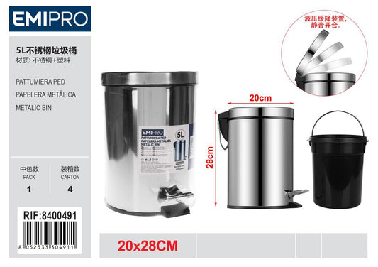 Pattumiera Ped.5L