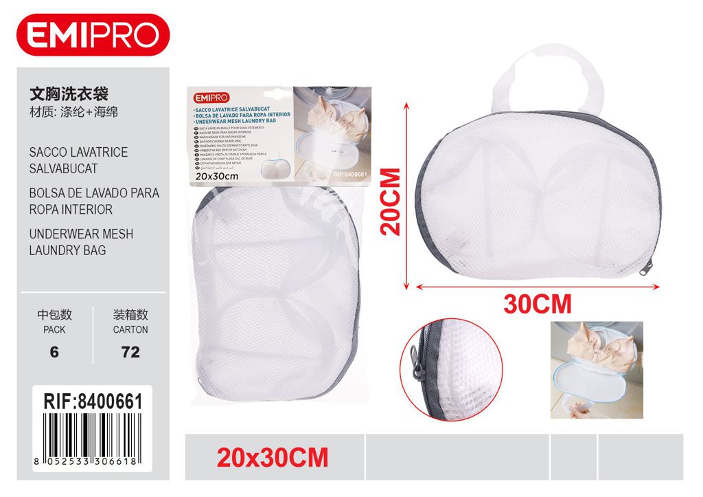 Sacco Lavatrice Salvabucat 20*30cm