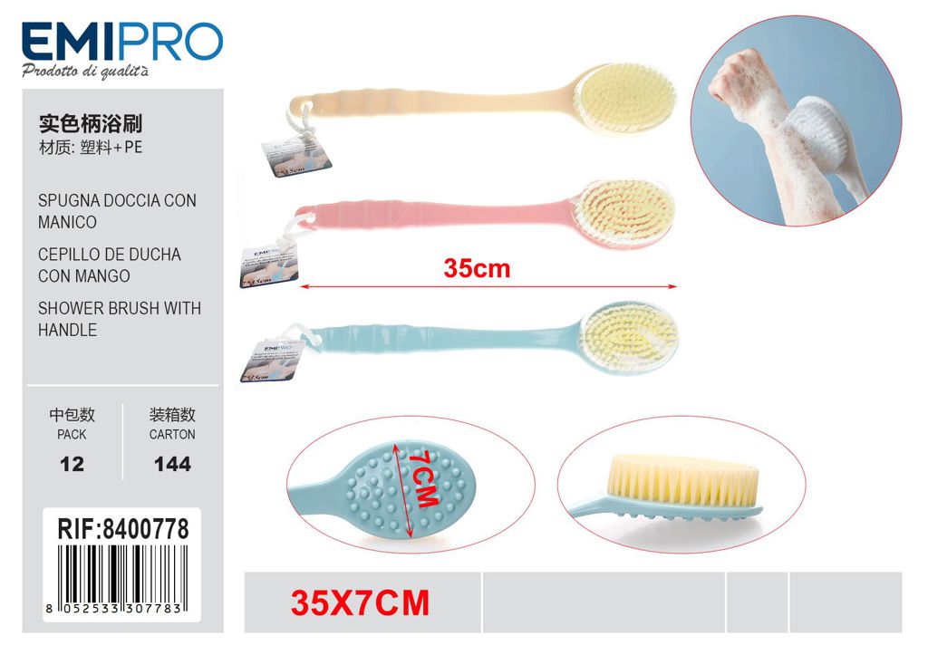 Spugna Doccia Con Manico 35*7cm