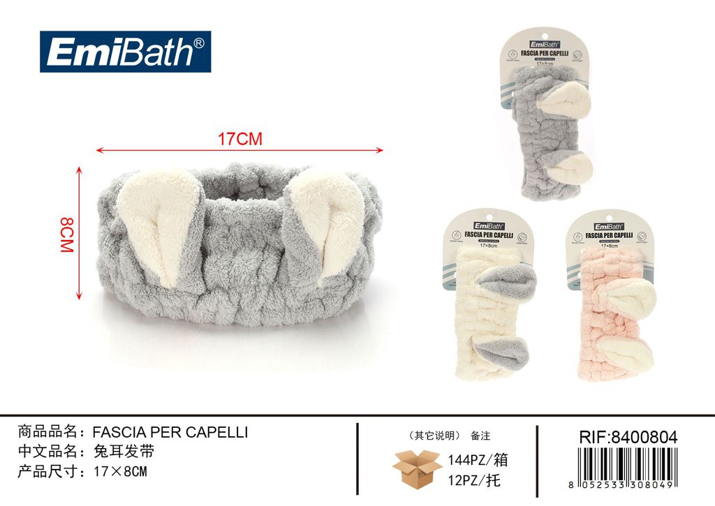 Fascia Per Capelli 17*8cm
