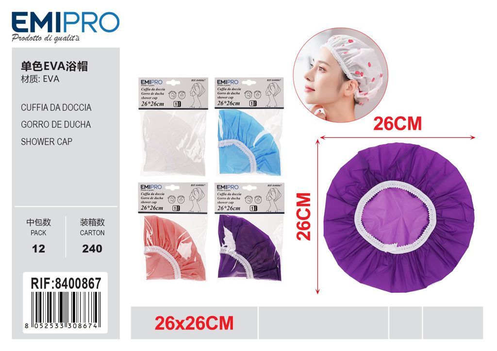 Cuffia Doccia 26*26cm