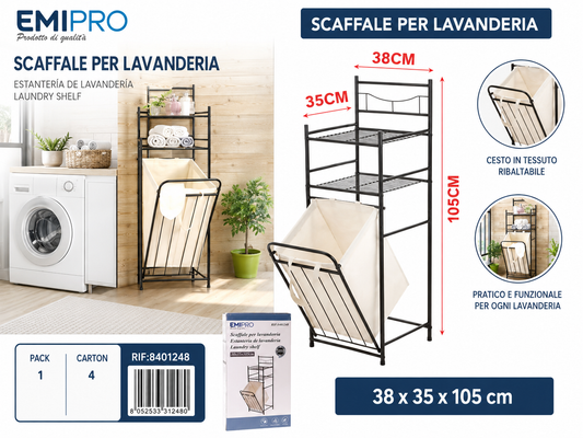 Scaffale per Lavandaeria 38*35*105cm