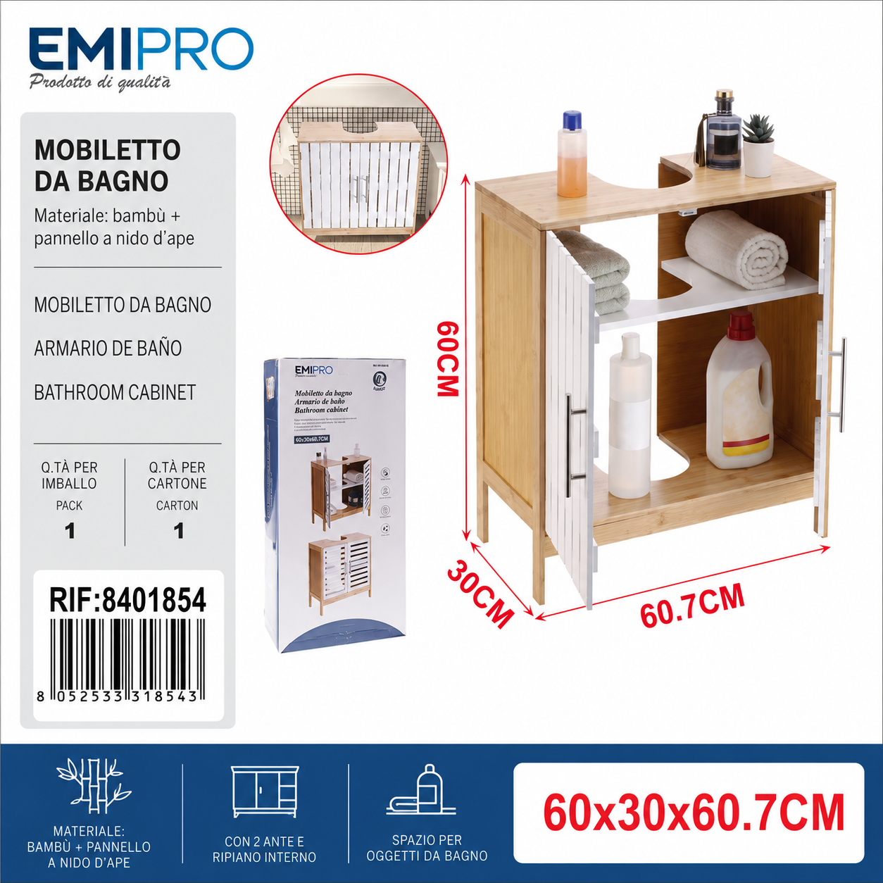 Mobiletto da Bagno